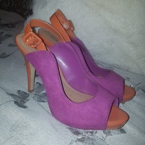 Apt 9 pink and orange heels